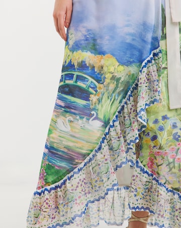 Hope & Ivy Elise Maxi Wrap Dress