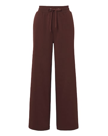 Chocolate Wide Leg Joggers