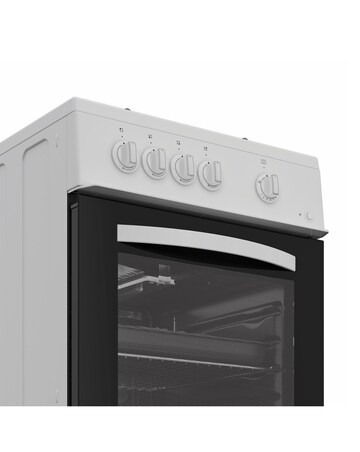 Indesit I5G1KMW 50cm Gas Single Cooker - White + installation