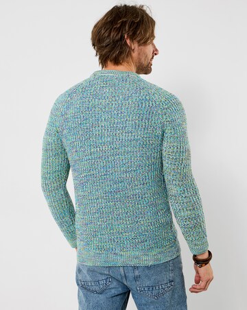 Joe Browns Summer Fresh Crew Knit - Green Multi