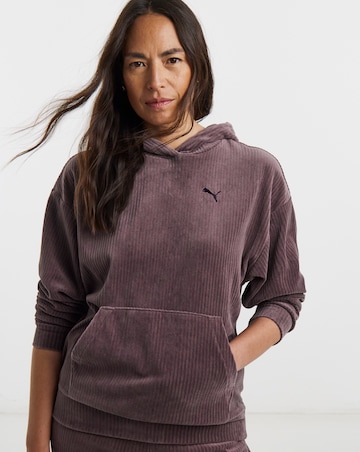 PUMA Essential Comfort Valour Rib Hoodie