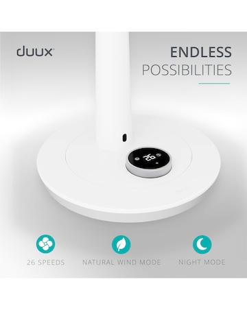 Duux Whisper 2 White Pedestal Fan