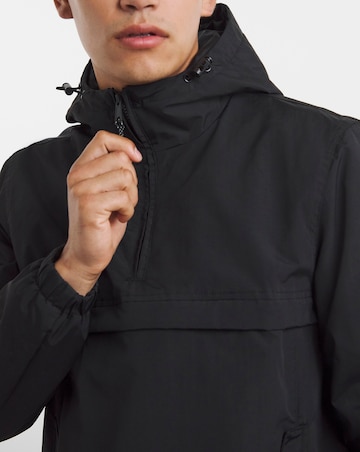 Black Lightweight Overhead Jacket