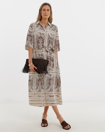 Belted Shirt Dress
