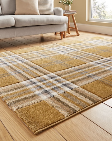 Catherine Lansfield Kelso Check Rug