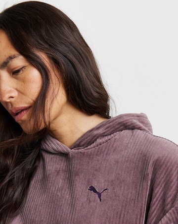 PUMA Essential Comfort Valour Rib Hoodie