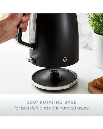 Swan Serenity Black 1.7L Kettle