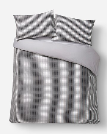 Rory Geo Cotton Blend Reversible Duvet Cover Set