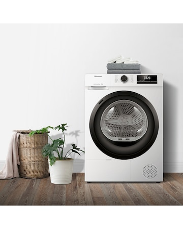 Hisense DH1Q902BW2 1 Series 9kg Heat Pump Dryer White