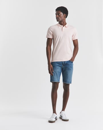Levi's Short Sleeve Slim Housemark Polo - Pink
