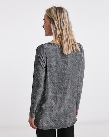 Slash Neck Longline Top
