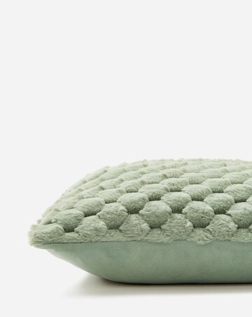 Scallop Faux Fur Cushion