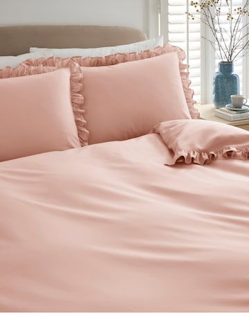 Ruffled Edge Duvet Cover Set