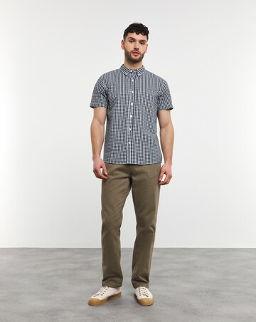 Short Sleeve Gingham Shirt