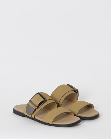 Natasha Buckle Detail Sandals - Extra Wide Fit (EEE)