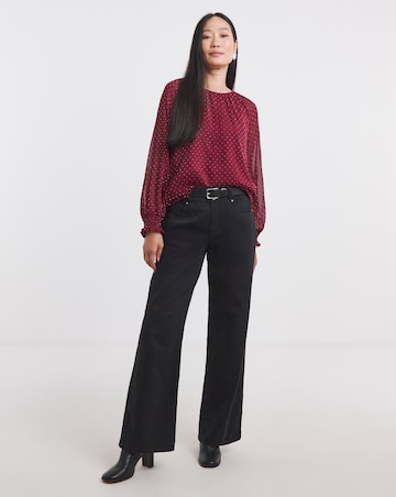 Diamante Spot Raglan Blouse