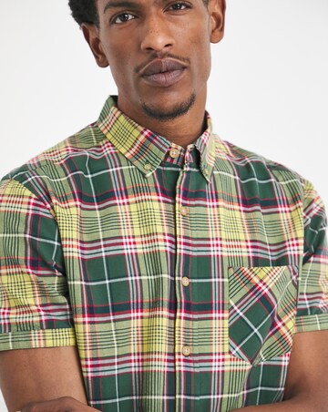 Short Sleeve Oxford Check Shirt