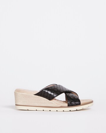 Cushion Walk Crossover Wedge Mule E Fit