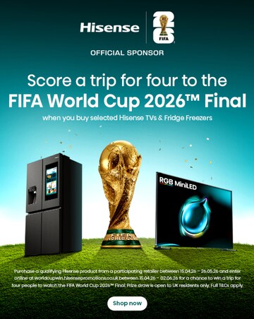 Hisense KitchenFit RB3K330SAFC Smart Fridge Freezer - Black