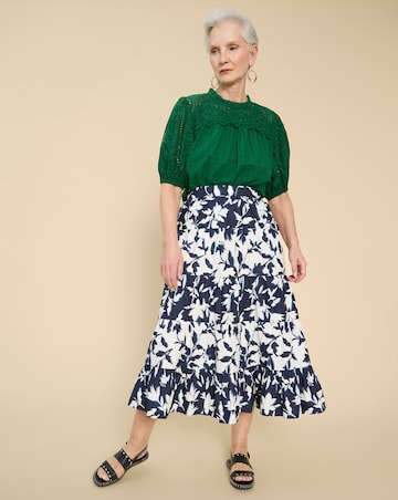 White Stuff Lexi Cotton Broderie Top