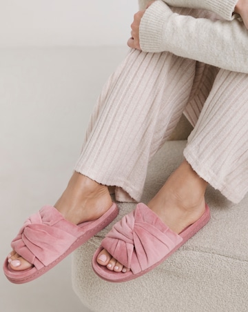 Alondra Twist Upper Mule Slipper - Extra Wide Fit (EEE)