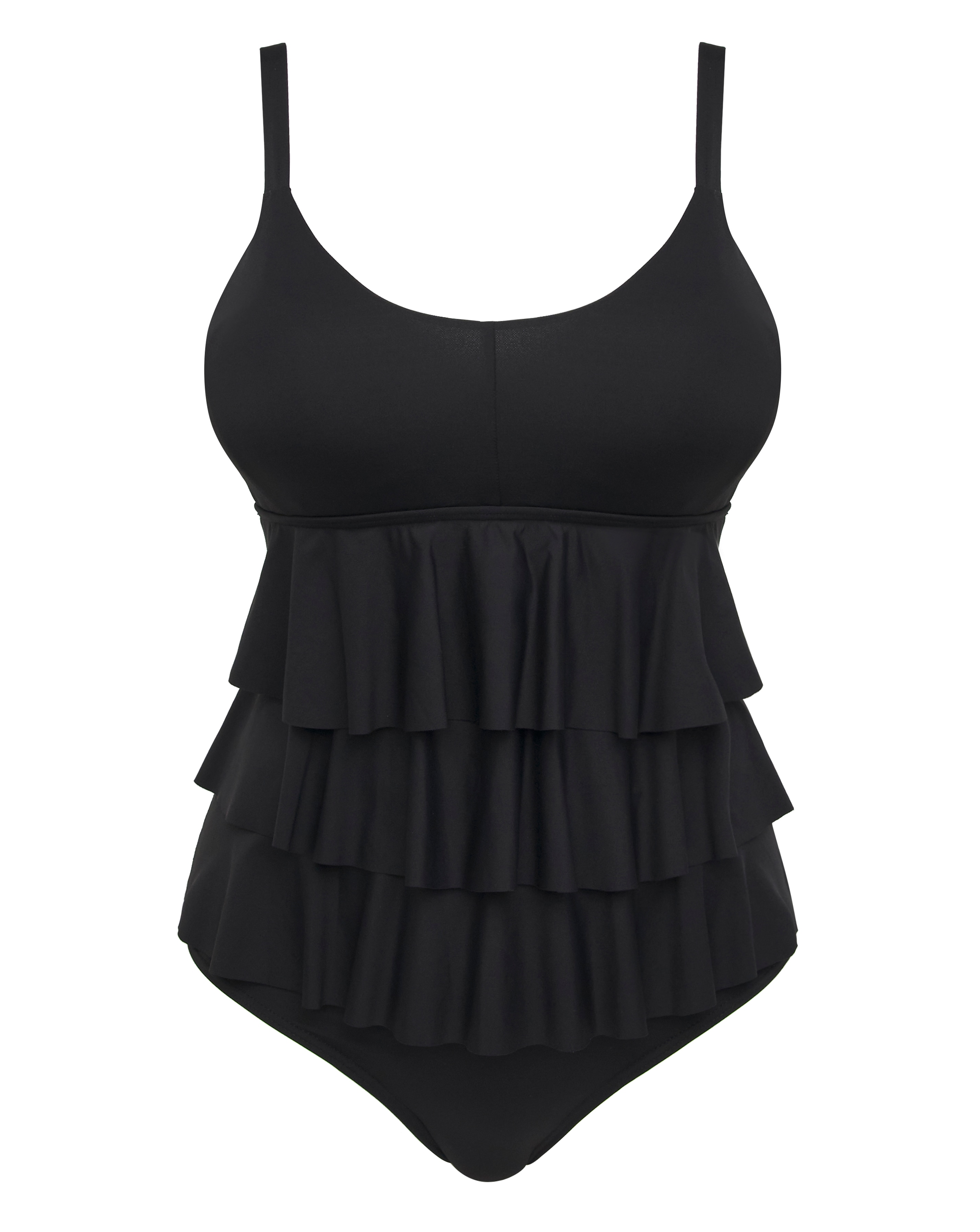 MAGISCULPT Illusion Ruffle 360 Degree Shaping Swimsuit | Ambrose