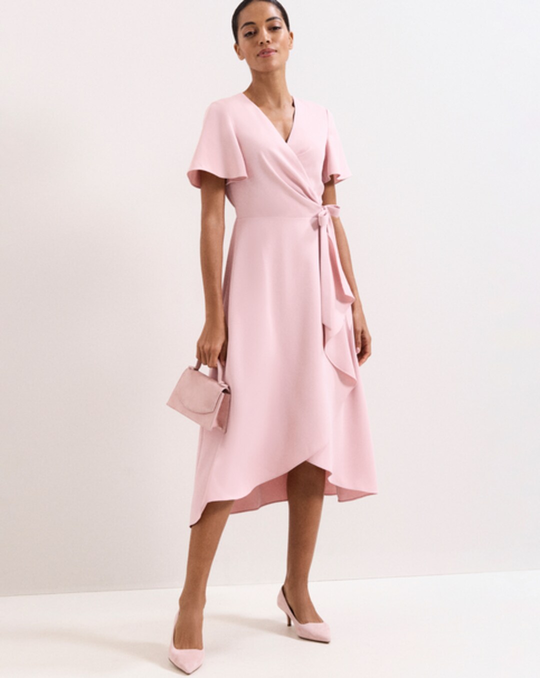 phase eight pink dress Phase Eight Floral-print Woven Maxi Dress