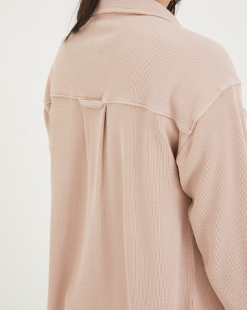 FatFace 'Ebb & Flow' Cotton Liza Waffle Shirt