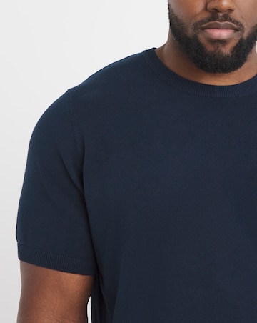Navy Knitted Shirt