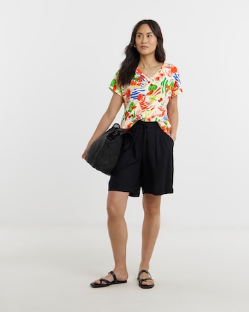 The V Neck Cotton T-Shirt