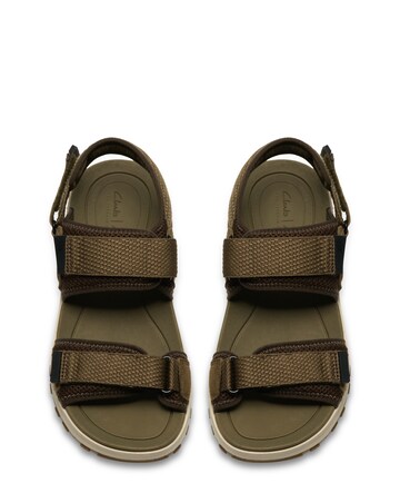 Clarks Trek River Sandals - Olive