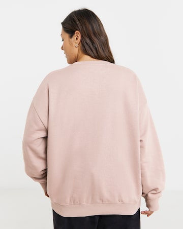 Simply Be Mocha NY Graphic Sweatshirt