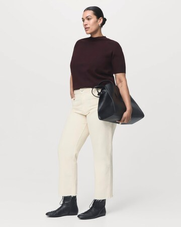 Mango Short Sleeve Sweater