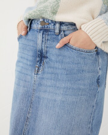 FatFace Carla Denim Midi Skirt