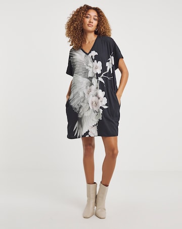 Religion Aviate Floral V-Neck Dress