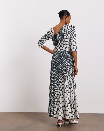 Joanna Hope Pleated Jersey Dress