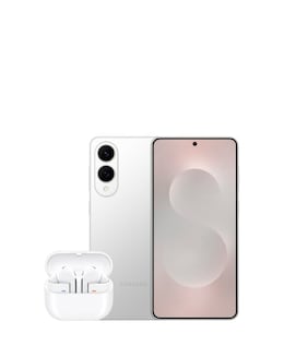 Samsung Galaxy S25 Edge 256GB Silver &amp; Samsung Galaxy Buds3 White Bundle
