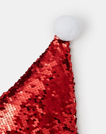 Accessorize Christmas Sequin Santa Hat