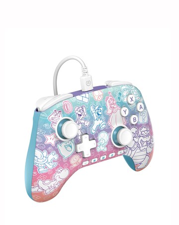 Power A Enhanced Wired Controller for Nintendo Switch 2 - Mushroom Kingdom