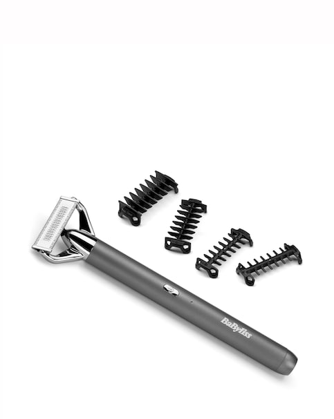 BaByliss Super-X Metal Series X-Blade Beard & Stubble Trimmer- Silver