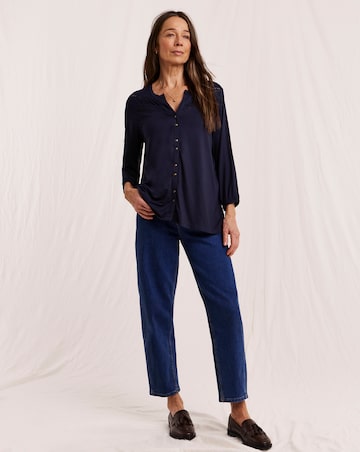 Julipa Lace Trim Jersey Blouse