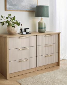 Peyton Ready Assembled 6 Drawer Chest