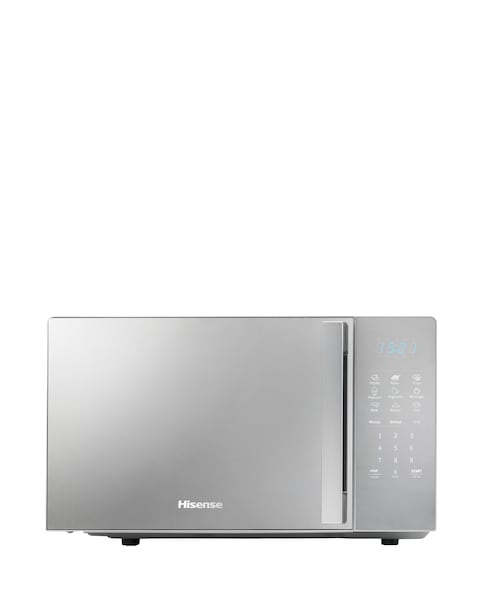 Hisense H20MOMSS4HGUK Mirror Silver Microwave 20L