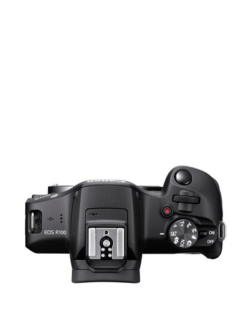 Canon EOS R100 APS-C Mirrorless Camera inc 128GB SD Card & Kit - Black