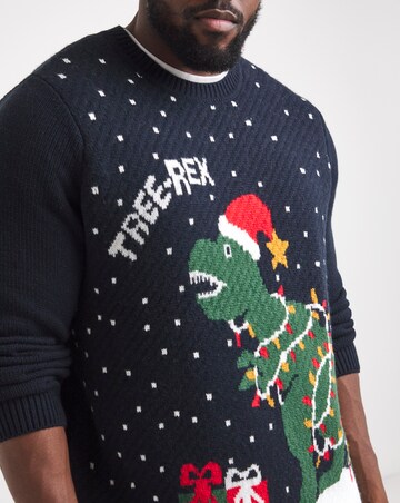 Tree-rex Christmas Jumper