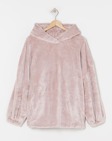 Pretty Secrets Bell Sleeve Fleece Lined Lounge Hoodie