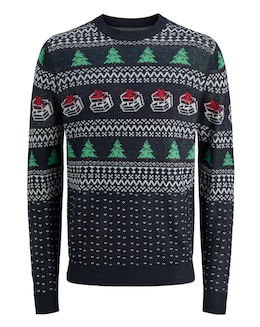 Jack &amp; Jones Xmas Andrew Knit Crew Neck