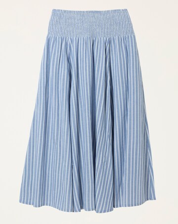 Fatface Harper Stripe Midi Skirt