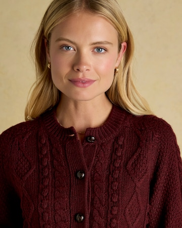 Joules Rafferty Cable Knit Cardigan