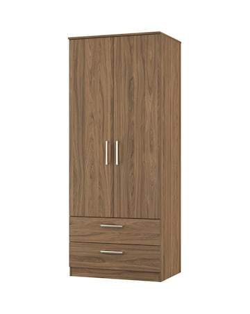 Briar Ready Assembled 2 Door 2 Drawer Wardrobe
